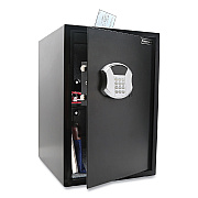 Honeywell Digital Steel Security Safe with Drop Slot, 15 x 7.8 x 22, 2.87 cu ft, Black (HWL5107S)