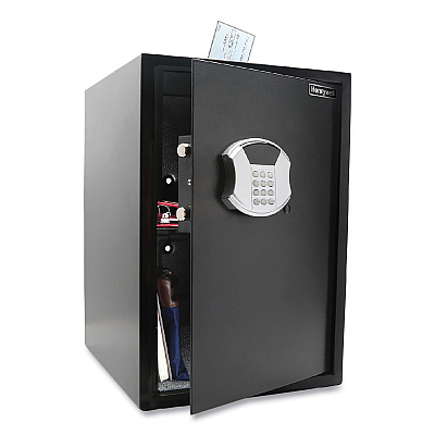 Honeywell Digital Steel Security Safe with Drop Slot, 15 x 7.8 x 22, 2.87 cu ft, Black (HWL5107S)
