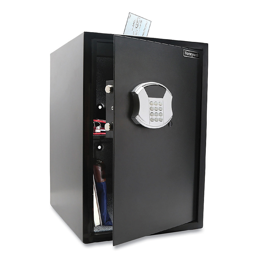 Honeywell Digital Steel Security Safe with Drop Slot, 15 x 7.8 x 22, 2.87 cu ft, Black (HWL5107S)