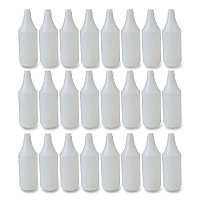 Boardwalk Embossed Spray Bottle, 32 oz, Clear, 24/Carton (BWK00032)