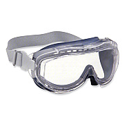 Honeywell Uvex Flex Seal OTG Goggles, Clear HydroShield Anti-Fog/Anti-Scratch Lens, Clear/Navy/Gray Frame (UVXS3400HS)