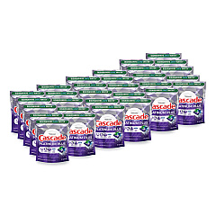 Cascade Platinum Plus ActionPacs Dishwasher Detergent Pods, 1.46 oz Bag, 3 Pods/Bag, 30 Bags/Carton (PGC08652)