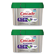 Cascade ActionPacs, Fresh Scent, 26.7 oz Tub, 48/Tub, 3 Tubs/Carton (PGC27425)