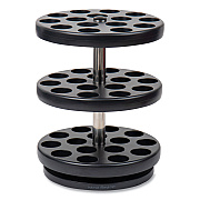 Mind Reader Anchor Collection 3-Tier Single Serve Pod Carousel Countertop Organizer, 9.5 x 9.5 x 11.75, Black (EMSPODSUS45BLK)