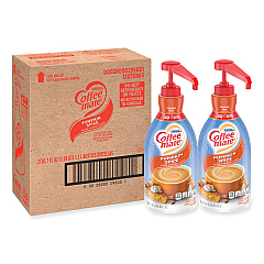 Coffee-mate Liquid Coffee Creamer, Pumpkin Spice, 1.5 L Pump Bottle, 2/Carton (NES31460CT)