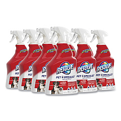 RESOLVE Pet Specialist Stain and Odor Remover, Citrus, 32 oz Trigger Spray Bottle, 12/Carton (RAC99850CT)