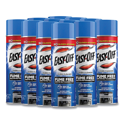 EASY-OFF Fume-Free Oven Cleaner, Lemon Scent 14.5 oz Aerosol Spray, 12/Carton (RAC87977CT)