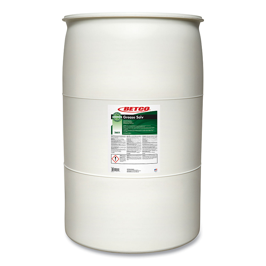 Betco BioActive Solutions Grease Solv, 55 gal Drum (BET26015500)