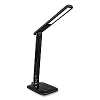 OttLite Wellness Series Slimline LED Desk Lamp, 5" to 20.25" High, Black (OTTCS336G5CSHPR)