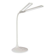 OttLite Wellness Series Pivot LED Desk Lamp with Dual Shades, 13.25" to 26" High, White (OTTCSN5900C)