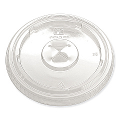 Fabri-Kal Greenware Cold Drink Lids, X-Slot, Fits 12 oz to 20 oz Cup, 1,000/Carton (FABLKC1220FX)
