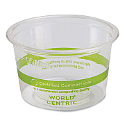 World Centric PLA Clear Cold Cups, 4 oz, Clear, 1,000/Carton (WORCPCS4S)