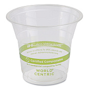 World Centric PLA Clear Cold Cups, 5 oz, Clear, 2,000/Carton (WORCPCS5)