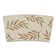 World Centric Hot Cup Sleeves, Fits 8 oz Cups, Natural, 1,000/Carton (WORSLPAME)