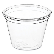 World Centric PLA Clear Cold Cups, 1 oz, Clear, 3,000/Carton (WORCPCS1S)