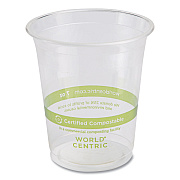 World Centric PLA Clear Cold Cups, 7 oz, Clear, 2,000/Carton (WORCPCS7)