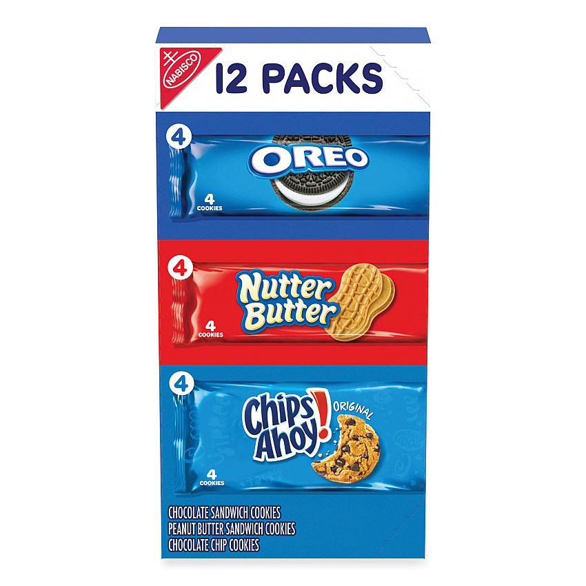 Nabisco Variety Pack Cookies, Assorted, 20 oz Box, 12 Packs/Box (CDB74869)