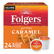 Folgers Buttery Caramel Coffee K-Cups, 24/Box (GMT6680)