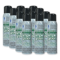 Simple Green Foaming Crystal Industrial Cleaner and Degreaser, 20 oz Aerosol Spray, 12/Carton (SMP19010)