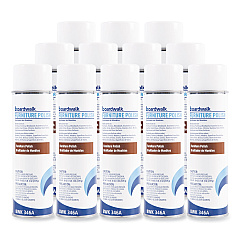Boardwalk Furniture Polish, Lemon, 19 oz Aerosol Spray, 12/Carton (BWK346ACT)