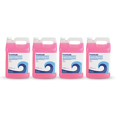 Boardwalk Industrial Strength All-Purpose Cleaner, Unscented, 1 gal Bottle, 4/Carton (BWK4724)