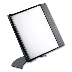 Tarifold Easy Load Desk Unit, 10 Sections, 20-Sheet Capacity, Black (TFIEZD771)