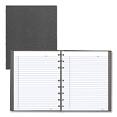 Blueline NotePro Notebook, 1-Subject, Medium/College Rule, Cool Gray Cover, (75) 9.25 x 7.25 Sheets (REDA7150GRY)