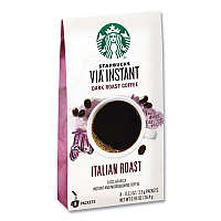 Starbucks VIA Ready Brew Coffee, 0.11 oz, Italian Roast, 8/Pack, 12 Packs/Carton (SBK12407838)