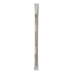 Eco-Products Renewable and Compostable PHA Straws, 10.25", Natural White, 1,250/Carton (ECOEPSTPHA1025)