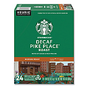 Starbucks Pike Place Decaf Coffee K-Cups Pack, 24/Box (SBK011111161)