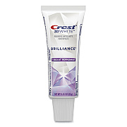 Crest 3D White Brilliance Advanced Whitening Technology + Advanced Stain Protection Toothpaste, 0.85 oz Tube, 72/Carton (PGC06623)