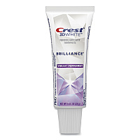 Crest 3D White Brilliance Advanced Whitening Technology + Advanced Stain Protection Toothpaste, 0.85 oz Tube, 72/Carton (PGC06623)