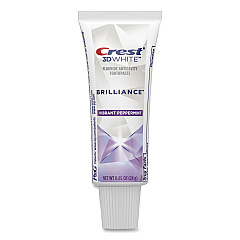 Crest 3D White Brilliance Advanced Whitening Technology + Advanced Stain Protection Toothpaste, 0.85 oz Tube, 72/Carton (PGC06623)