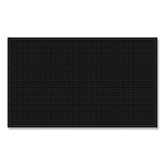 Apache Mills Absorba Select Entry Mat, Rectangular, 48 x 72, Pepper (APH022023)