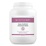 Biotone Dual-Purpose Massage Creme, 1 gal Jar, Unscented (BTNDPC1G)