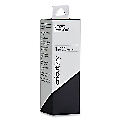 Cricut Smart Iron-On Material for Fabric, 5.5 x 24, Black (CCU2007202)