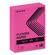 Printworks Color Paper, 24 lb Text Weight, 8.5 x 11, Fuchsia, 500/Ream (PRB00100)