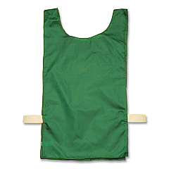 Champion Sports Heavyweight Pinnies, Nylon, One Size, Green, 1/Dozen (CSINP1GN)