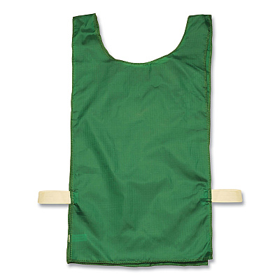 Champion Sports Heavyweight Pinnies, Nylon, One Size, Green, 1/Dozen (CSINP1GN)