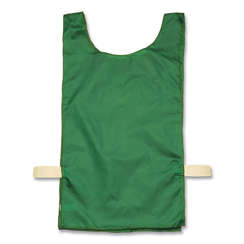 Champion Sports Heavyweight Pinnies, Nylon, One Size, Green, 1/Dozen (CSINP1GN)
