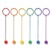 Champion Sports Swing Ball Set, 5.5" Diameter, Assorted Colors, 6/Set (CSISBSET)