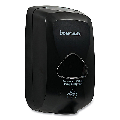 Boardwalk Touch-Free Dispenser, 1,200 mL, 6 x 4.05 x 10.58, Black (BWK42200)