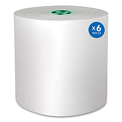 Pro Hard Roll Paper Towels with Absorbency Pockets, for Scott Pro Dispenser, Green Core Only, 1-Ply, 7.5" x 900 ft,6 Rolls/CT (KCC43961)