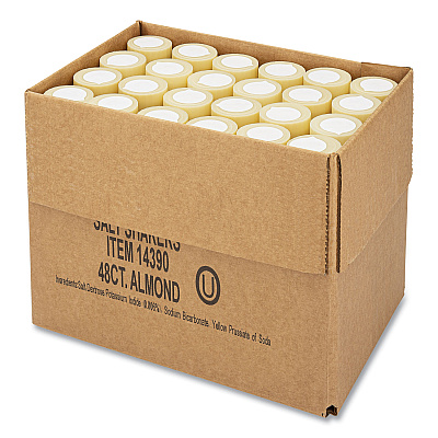 Office Snax Iodized Salt Shakers, 4 oz, 48/Carton (OFX14390)