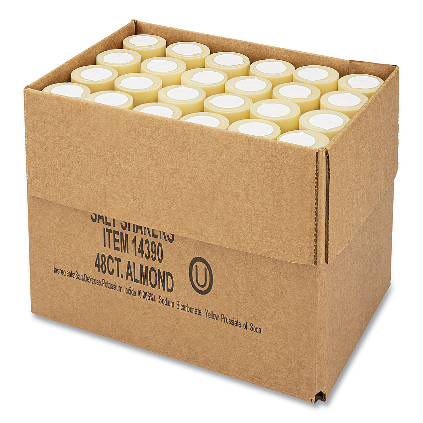 Office Snax Iodized Salt Shakers, 4 oz, 48/Carton (OFX14390)