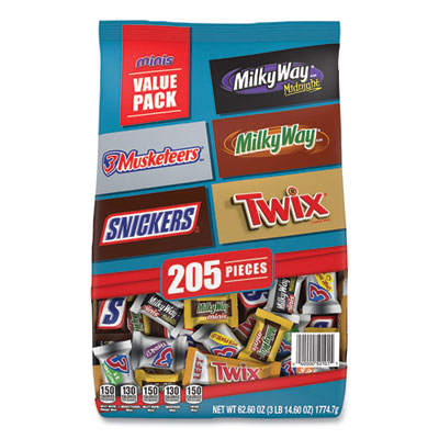 MARS Minis Mix Variety Pack, 62.6 oz Bag (GRR22000016)