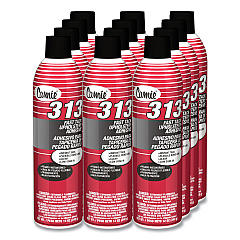 Claire 313 Fast Tack Upholstery Adhesive, 12 oz Aerosol Spray, Dries Clear, Dozen