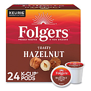 Folgers Toasty Hazelnut Coffee K-Cups, 24/Box (GMT0162)