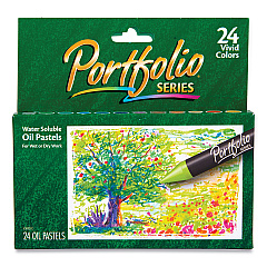 Crayola Portfolio Series Oil Pastels, 24 Assorted Colors, 24/Pack (CYO523624)
