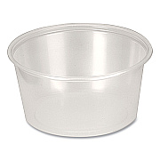 Fabri-Kal Portion Cups, 4 oz, Clear, 250/Sleeve, 10 Sleeves/Carton (FABPPC400)